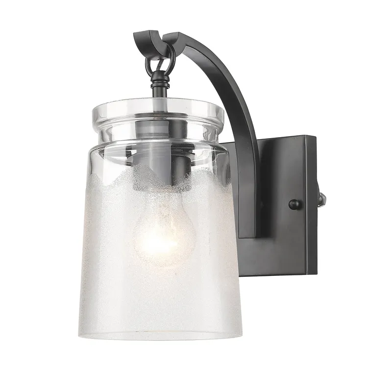 Golden Lighting Travers 1-light Wall Sconce in Matte Black — Golden Lighting LED Wall Lights 1.0W 