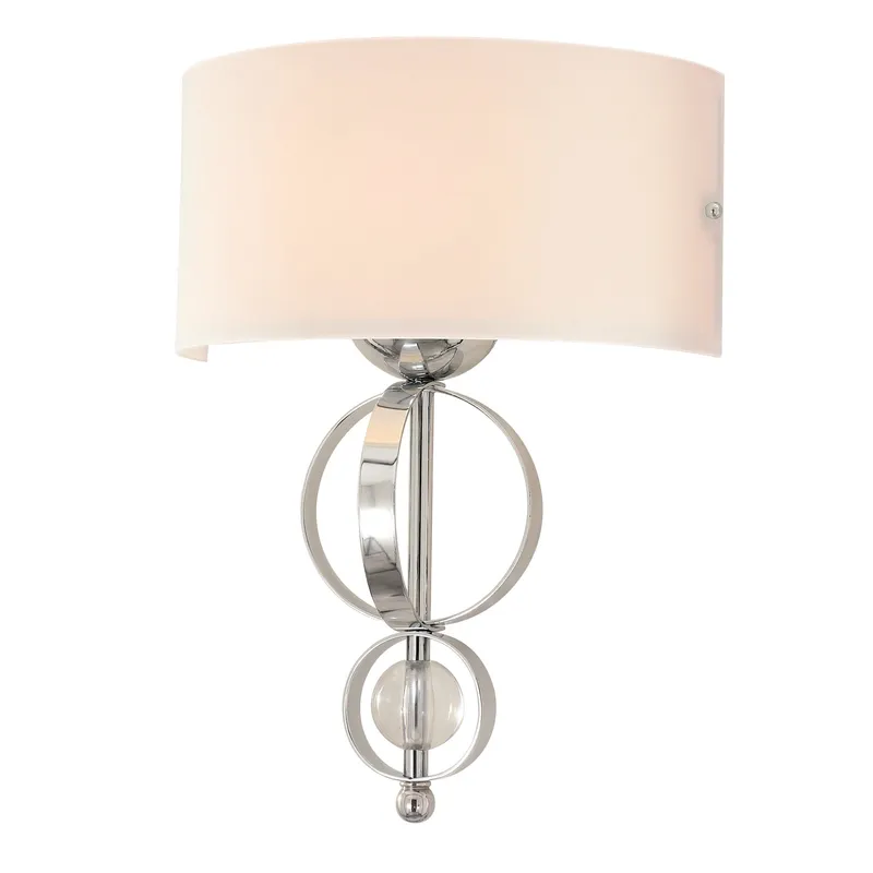 Golden Lighting Cerchi 1-light Wall Sconce in Chrome — Golden Lighting LED Wall Lights  