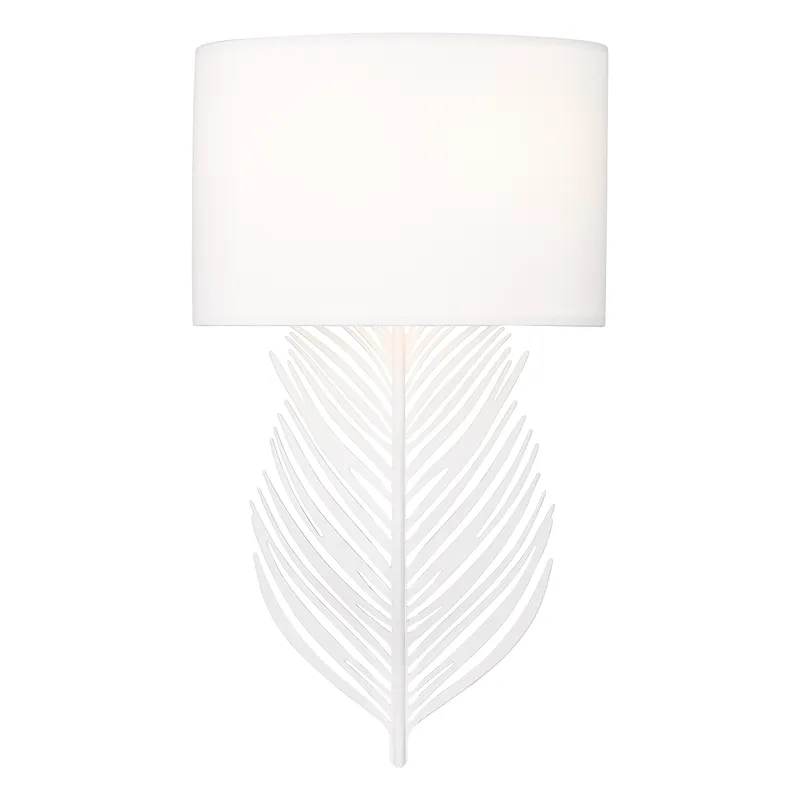Golden Lighting Cay 2-light Wall Sconce in Matte White — Golden Lighting LED Wall Lights  