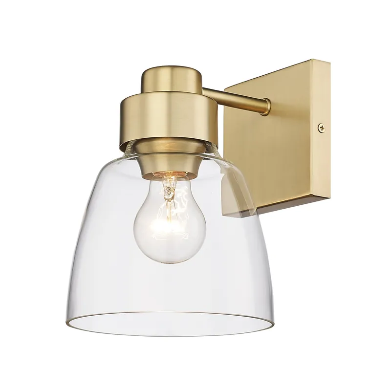 Golden Lighting Remy 1-light Wall Sconce in Brushed Champagne Brass — Golden Lighting LED Wall Lights 1.0W 