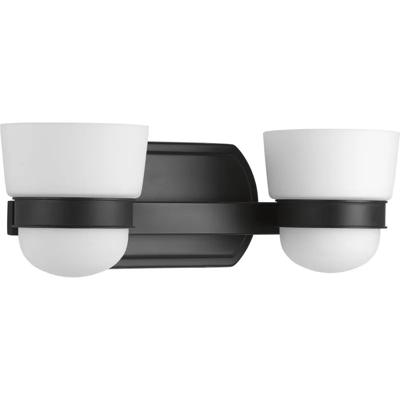 Index Collection Two-Light Bath & Vanity — Progress Lighting LED Wall Lights  