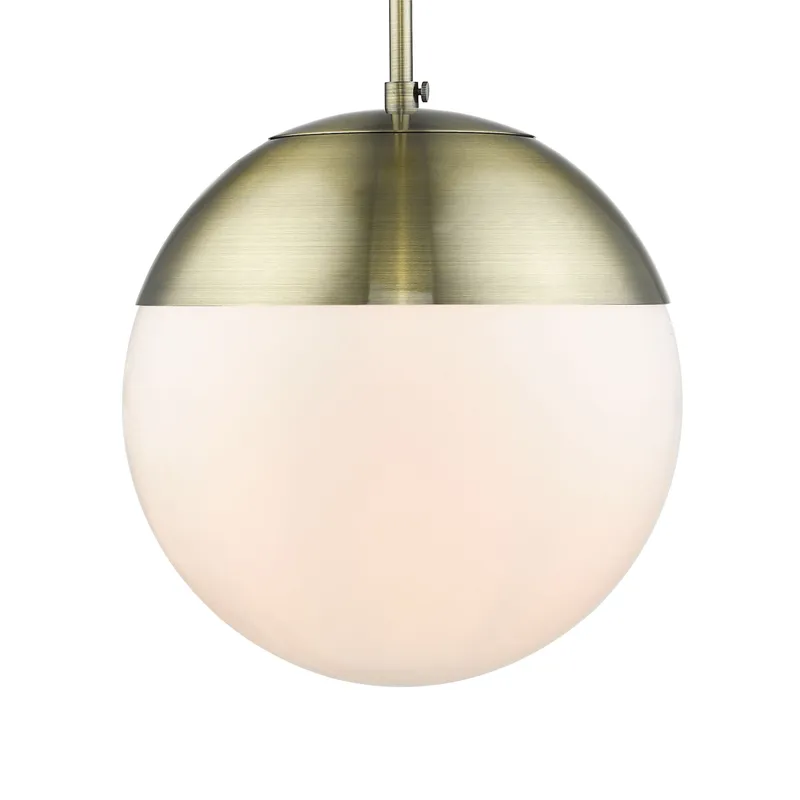 Golden Lighting Dixon 1-light Pendant in Aged Brass — Golden Lighting LED Pendant Lights  