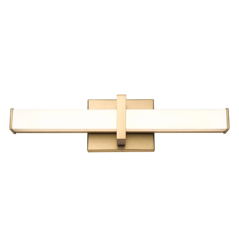 Golden Lighting Elon Integrated LED 19in Vanity in Brushed Champagne Brass — Golden Lighting LED Wall Lights  3000K