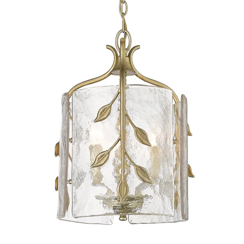 Golden Lighting Calla 3-light Pendant in White Gold — Golden Lighting LED Pendant Lights 60.0W 