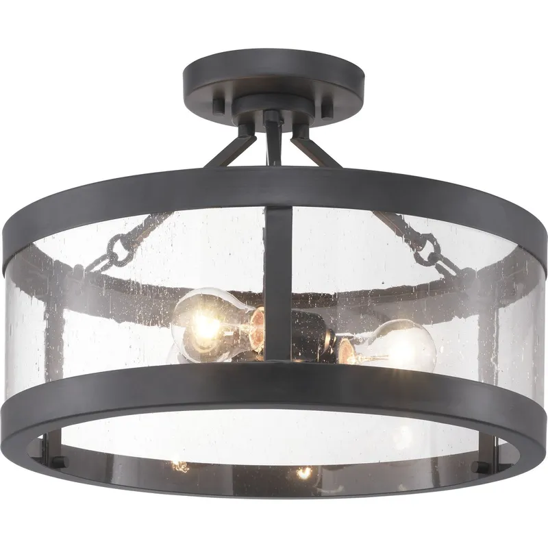 Gresham Collection Three-Light Semi-Flush Convertible — Progress Lighting LED Post Top Lights  