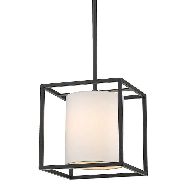 Golden Lighting Manhattan 1-light Pendant in Matte Black — Golden Lighting LED Pendant Lights  