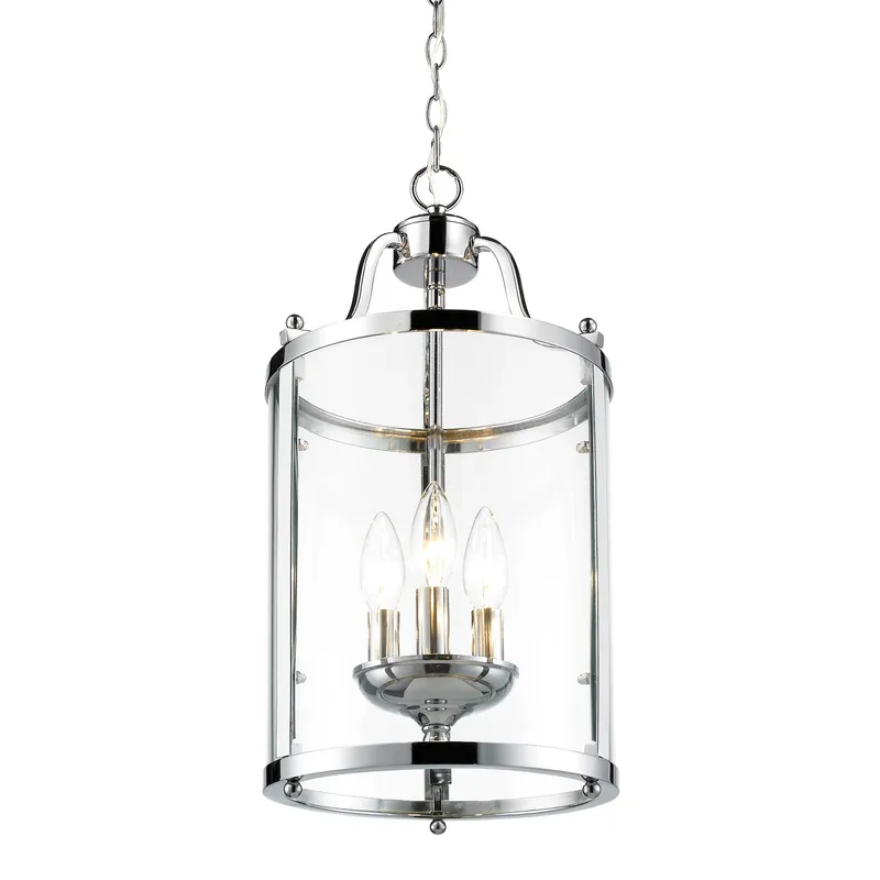Golden Lighting Payton 3-light Pendant in Chrome — Golden Lighting LED Pendant Lights  
