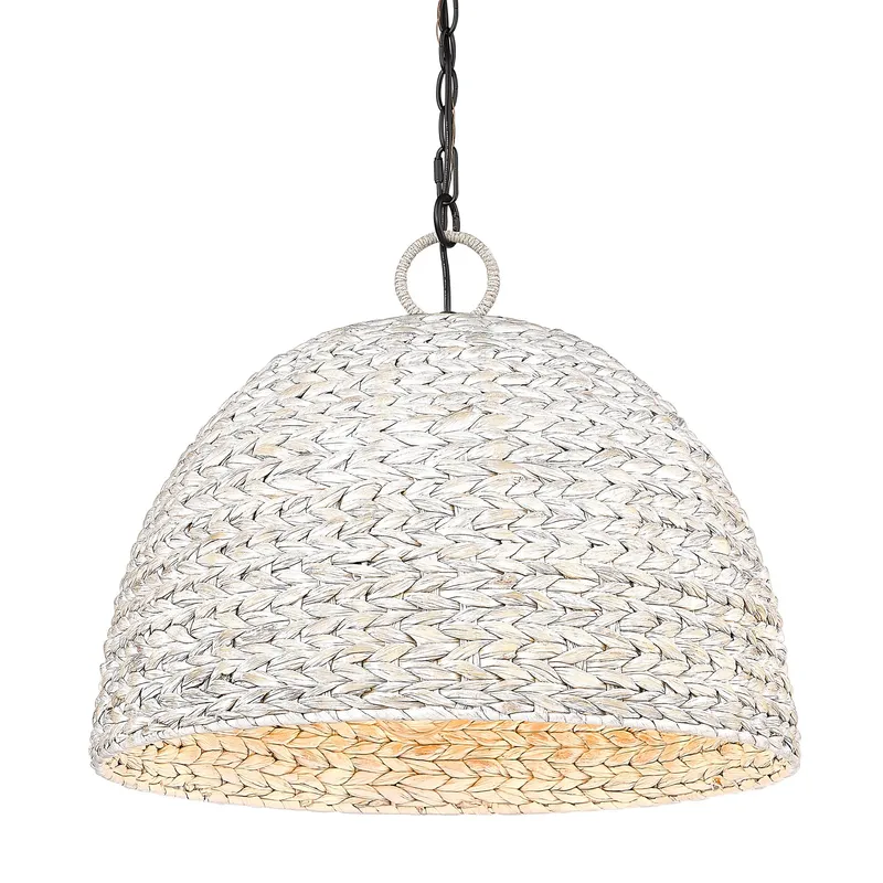 Golden Lighting Rue 5-light Pendant in Matte Black and Rubbed Bronze shade — Golden Lighting LED Pendant Lights  