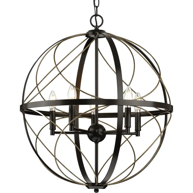 Brandywine Collection Five-Light Pendant Light — Progress Lighting LED Landscape Lights  