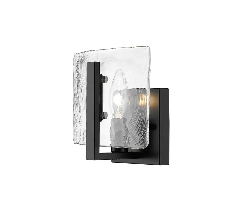 Aenon 1-light Wall Sconce in Matte Black — Golden Lighting LED Wall Lights 1.0W 