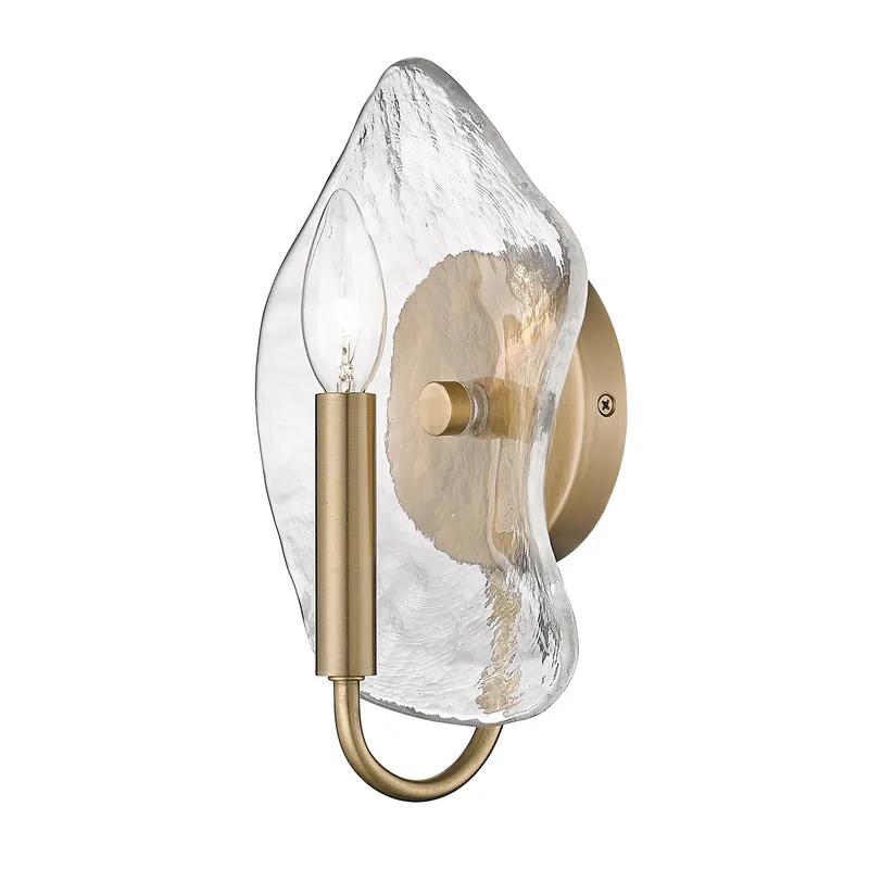 Golden Lighting Samara 1-light Wall Sconce in Modern Brass — Golden Lighting LED Wall Lights 1.0W 