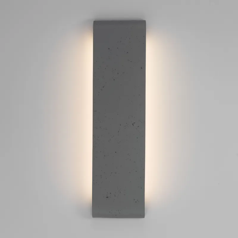 Golden Lighting Stela Integrated LED 24in Outdoor Wall in Gray Travertine — Golden Lighting LED Ceiling Lights  3000K