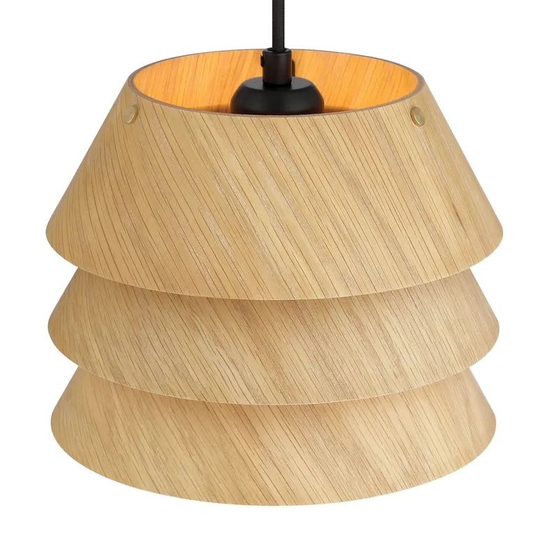 Golden Lighting Aalto 1-light  Pendant in Light Walnut — Golden Lighting LED Pendant Lights  