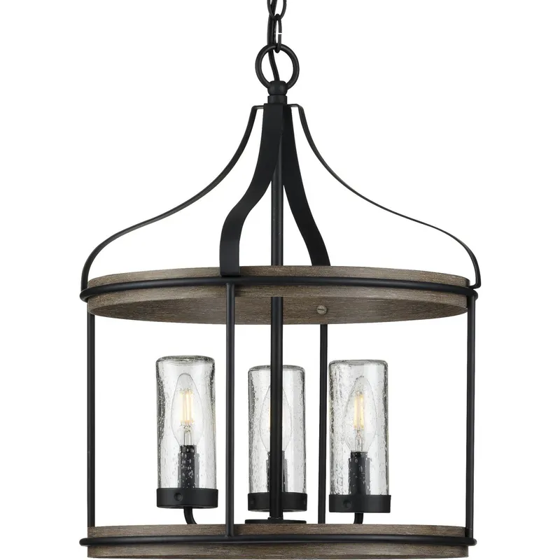 Brenham Collection Three-Light Outdoor Pendant — Progress Lighting LED Landscape Lights  