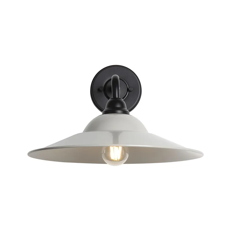 Yep by Golden Lighting Croma 1-light Wall Sconce in Warm Gray shade — Golden Lighting LED Wall Lights 60.0W 