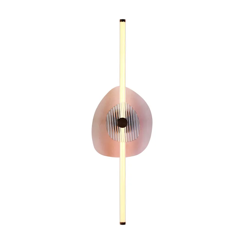 Yep by Golden Lighting Colorella LED Wall Sconce in Rose Gold with Pink and Blue Glass — Golden Lighting LED Wall Lights  3000K