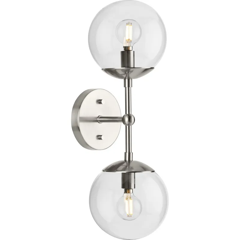 Atwell Collection Two-Light Wall Sconce — Progress Lighting LED Wall Lights  