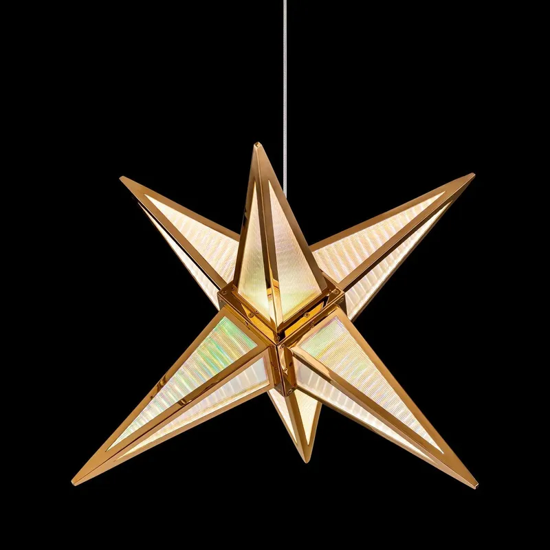 Ziva by Golden Lighting Spectrum Integrated LED 18in Pendant in Rose Gold — Golden Lighting LED Pendant Lights  3000K