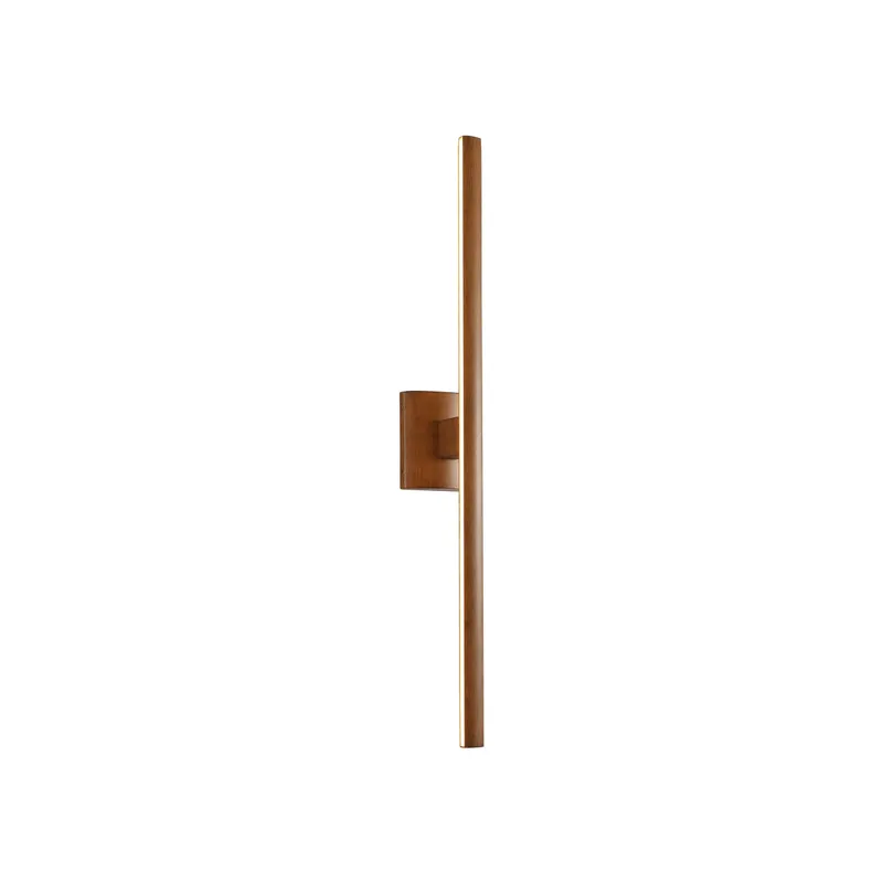 Vireo 36" Bidirectional Integrated LED Wall Light - Walnut — Golden Lighting LED Wall Lights  3000K