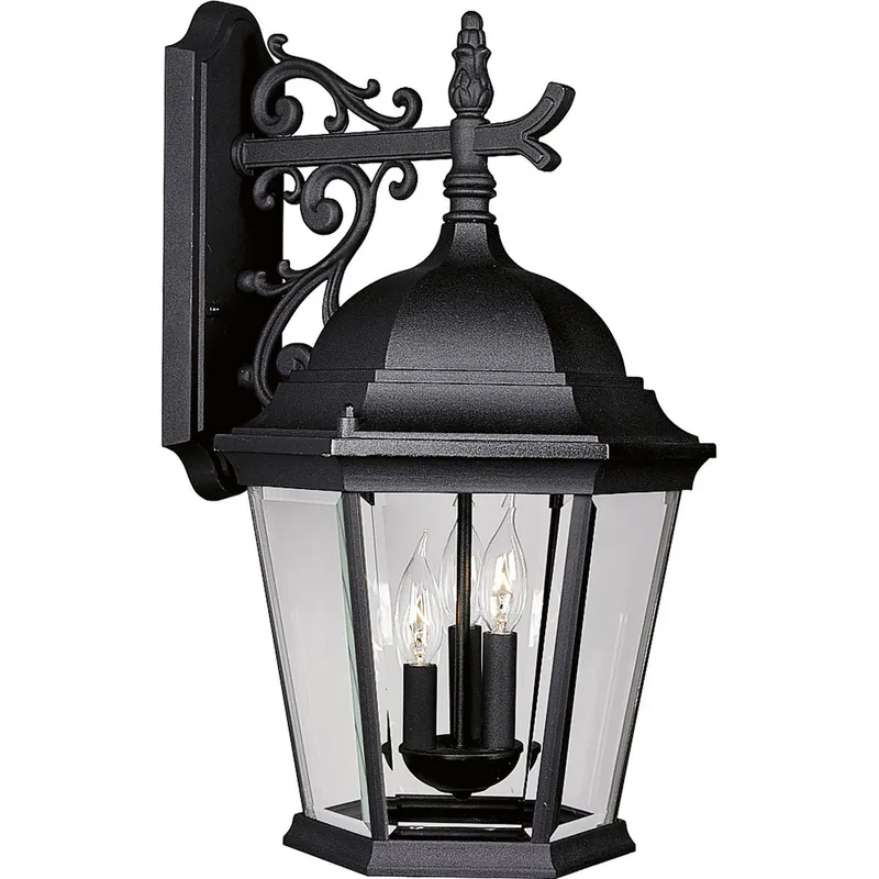 Welbourne Three-Light Wall Lantern — Progress Lighting LED Wall Lights  