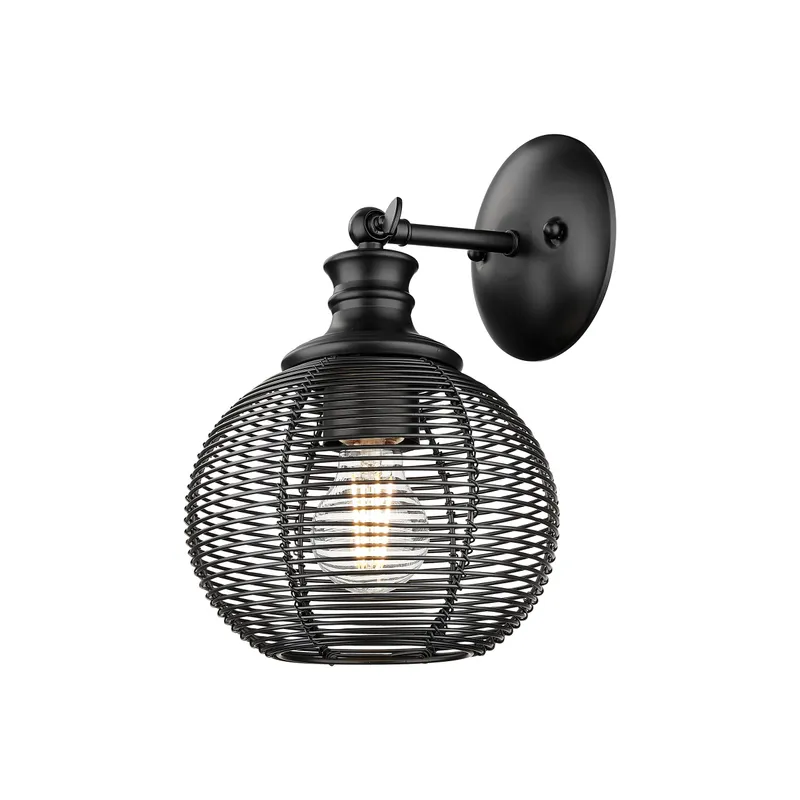 Golden Lighting Calypso 1-light Wall Sconce in Matte Black — Golden Lighting LED Wall Lights 1.0W 