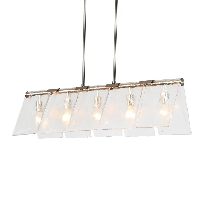 Golden Lighting Serenity 5-light Island Light in Pewter — Golden Lighting LED Pendant Lights 60.0W 