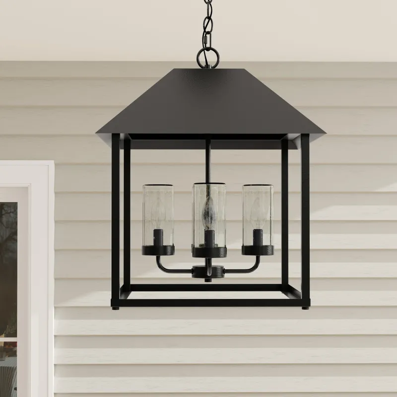 Chapel Collection Four-Light Outdoor Living Pendant — Progress Lighting LED Landscape Lights  