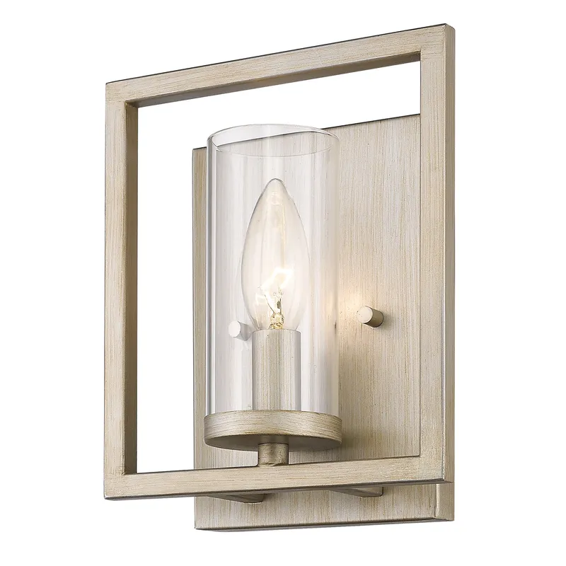 Golden Lighting Marco 1-light Wall Sconce in White Gold — Golden Lighting LED Wall Lights 1.0W 
