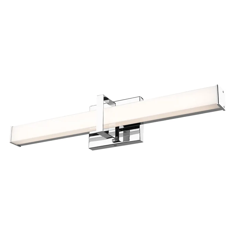 Golden Lighting Elon Integrated LED 24in Vanity in Chrome — Golden Lighting LED Wall Lights  