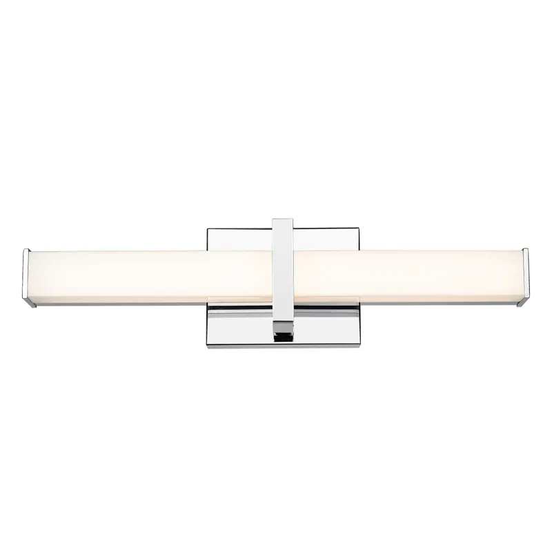 Golden Lighting Elon Integrated LED 19in Vanity in Chrome — Golden Lighting LED Wall Lights  