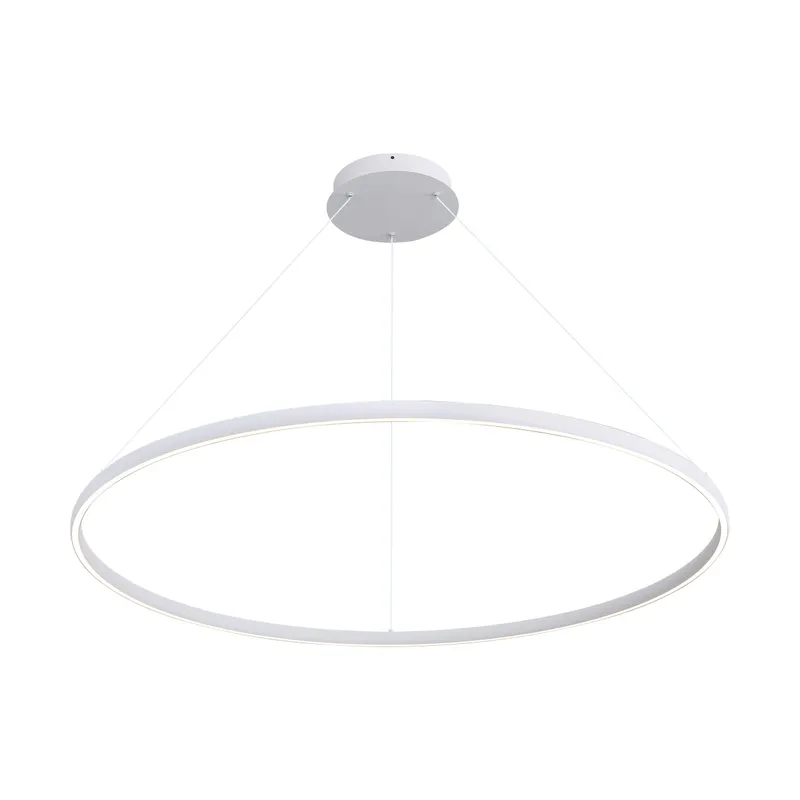 Veritas 71" Bi-directional LED Chandelier in Sand White — Golden Lighting LED Pendant Lights  3000K