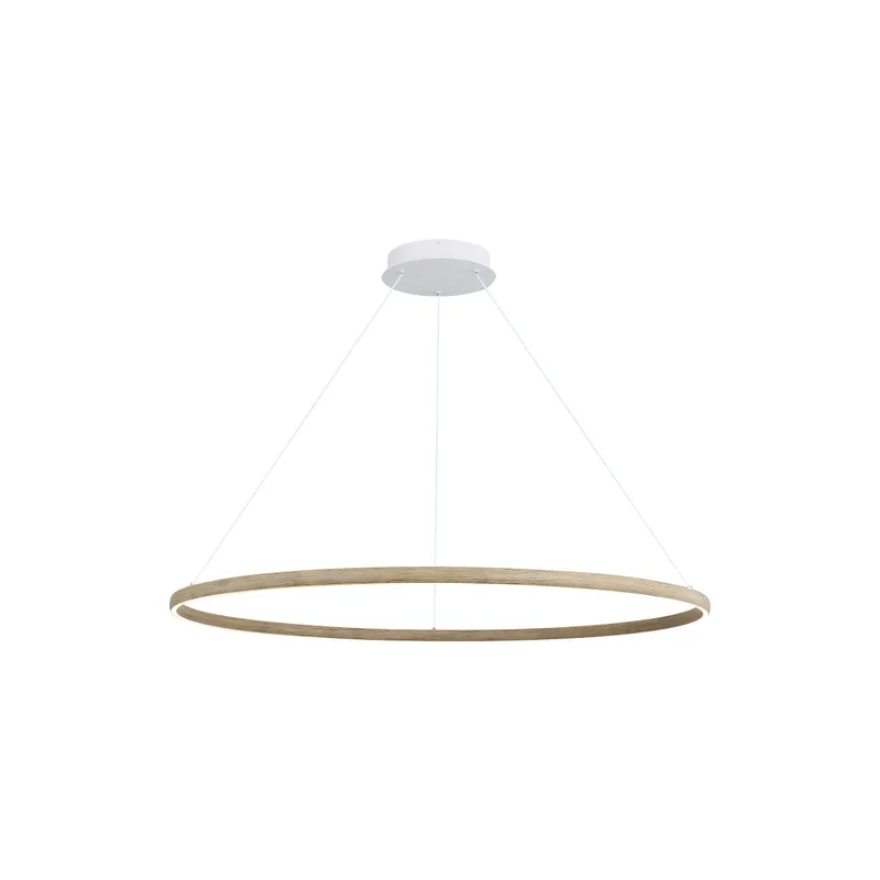 Veritas 47" Bi-directional LED Chandelier in Driftwood — Golden Lighting LED Pendant Lights  3000K