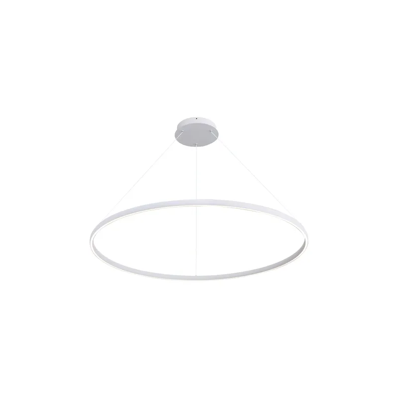 Veritas 35" Bi-directional LED Chandelier in Sand White — Golden Lighting LED Pendant Lights  3000K