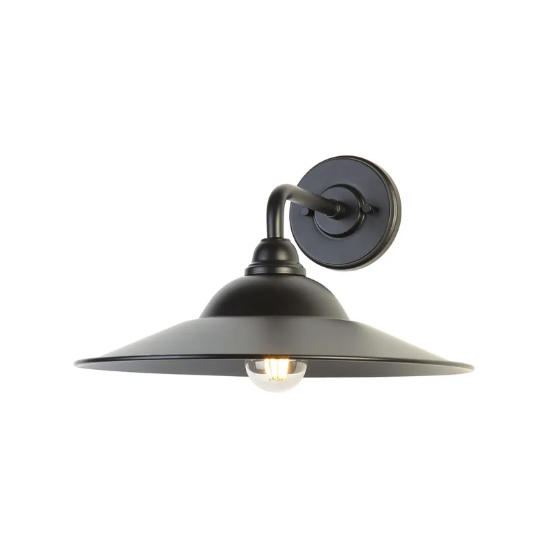 Yep by Golden Lighting Croma 1-light Wall Sconce in Matte Black shade — Golden Lighting LED Wall Lights  