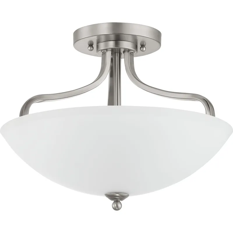 Laird Collection Three-Light Semi-Flush Convertible — Progress Lighting LED Post Top Lights  