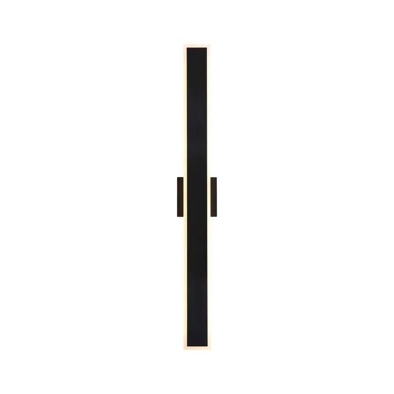 Golden Lighting Obsidian Integrated LED 35in Outdoor Wall in Sand Black — Golden Lighting LED Wall Lights  3000K