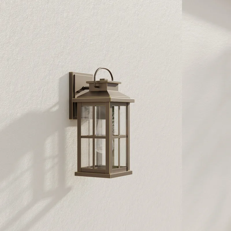 Williamston Collection One-Light Clear Glass Medium Outdoor Wall Lantern — Progress Lighting LED Wall Lights  