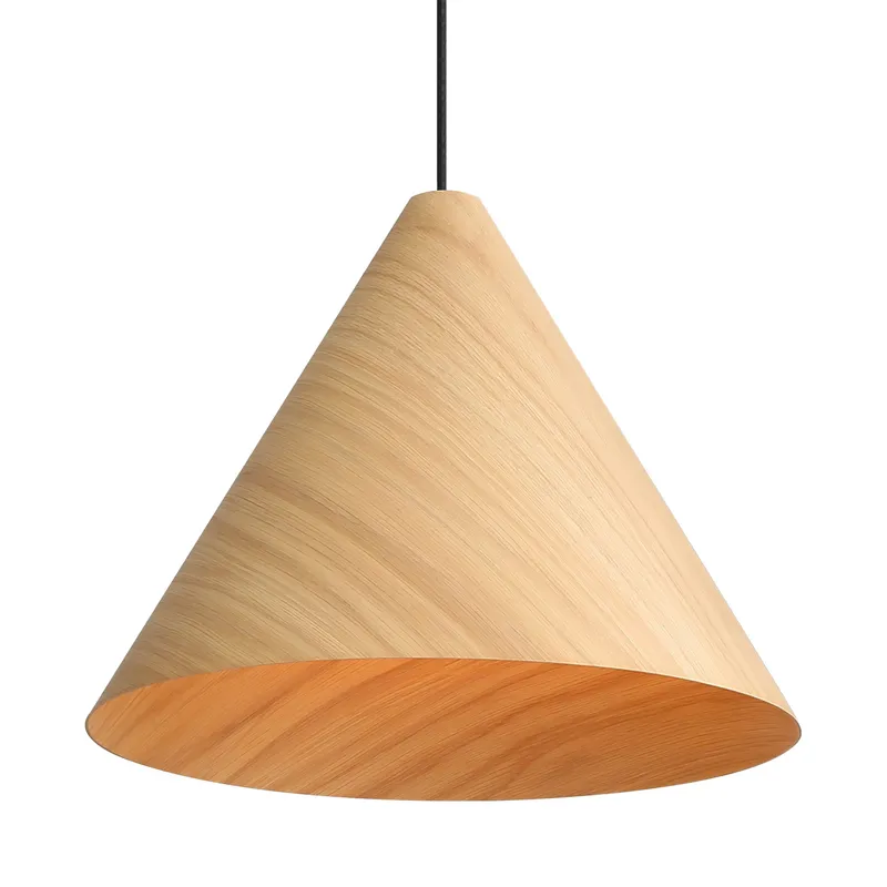 Golden Lighting Conique 2-light Pendant in Light Walnut — Golden Lighting LED Pendant Lights 40.0W 