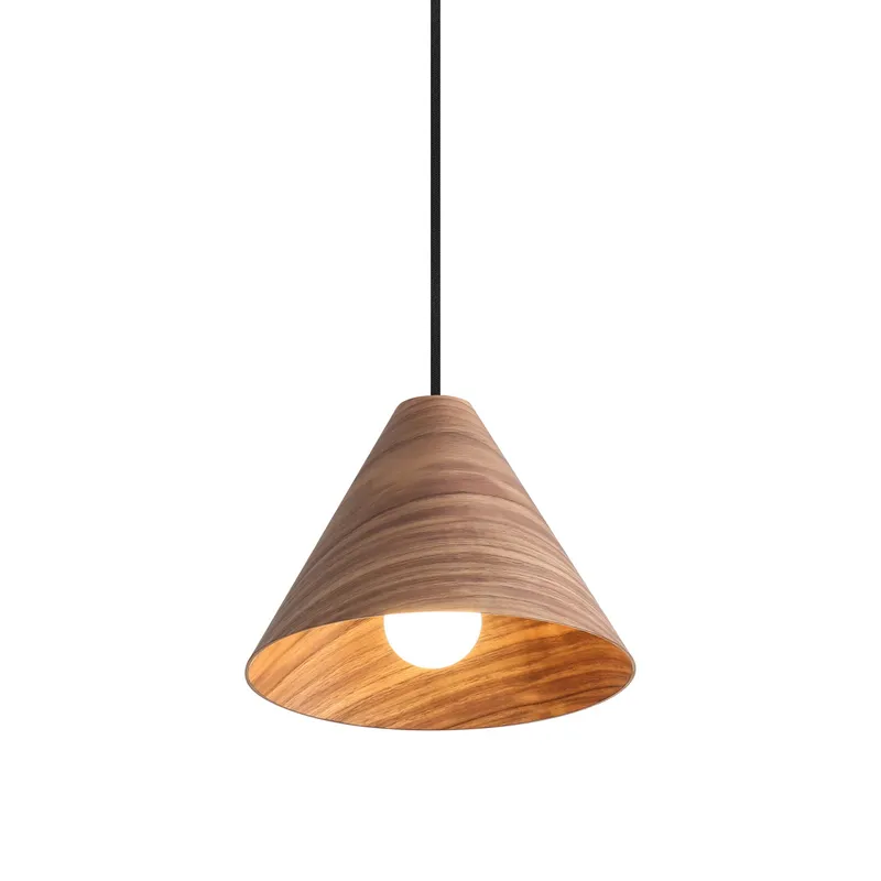 Golden Lighting Conique 1-light 10in Pendant in Dark Walnut — Golden Lighting LED Pendant Lights 40.0W 