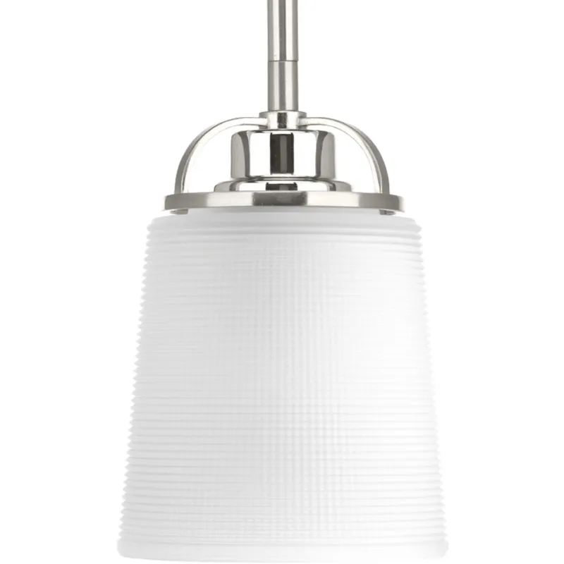 West Village Collection One-Light Etched Double Prismatic Glass Pendant Light — Progress Lighting LED Landscape Lights  