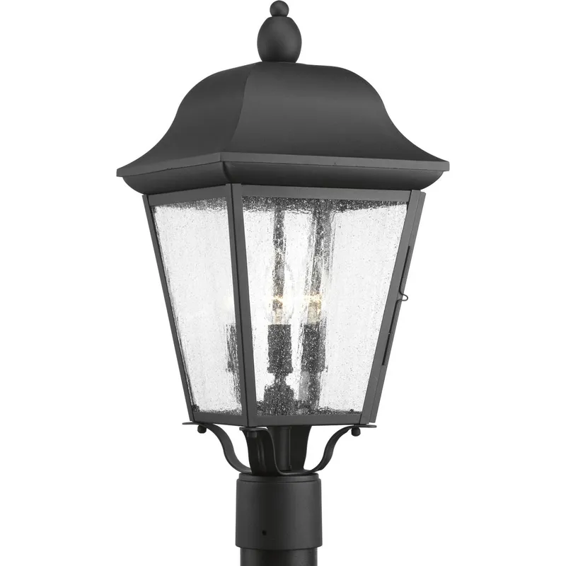 Kiawah Collection Three-Light Post Lantern — Progress Lighting LED Lighting Controls  