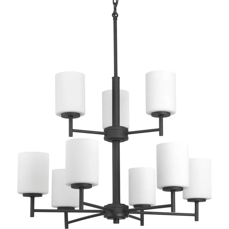 Replay Collection Nine-Light Chandelier Light — Progress Lighting LED Landscape Lights  