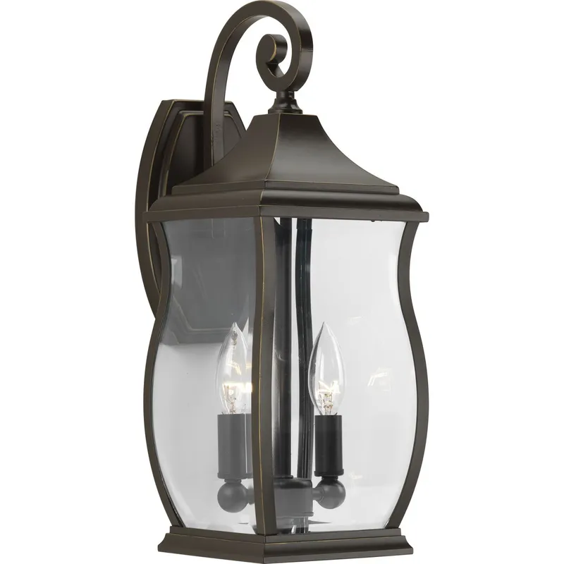 Township Collection Two-Light Medium Wall Lantern — Progress Lighting LED Wall Lights  
