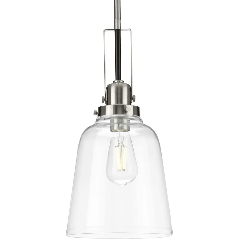 Rushton Collection One-Light Clear Glass Hanging Pendant Light — Progress Lighting LED Landscape Lights  