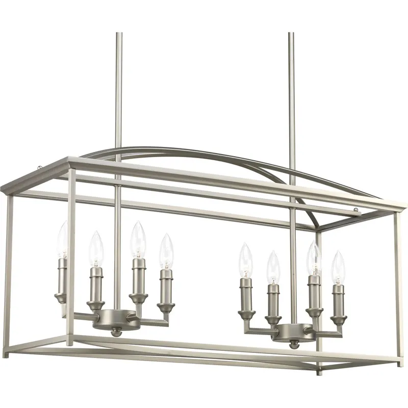 Piedmont Collection Eight-Light Chandelier Light — Progress Lighting LED Landscape Lights  