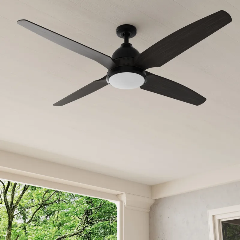 Alleron Collection 4-Blade 56-Inch DC Motor LED Ceiling Fan — Progress Lighting LED Lighting Controls  