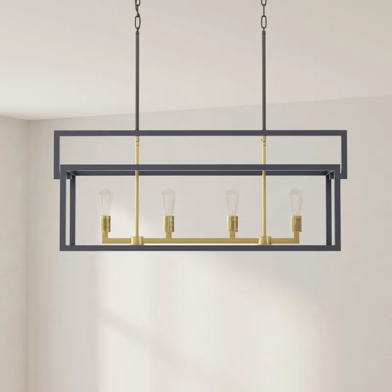 Blakely Collection Four-Light Island — Progress Lighting LED Linear Lights  