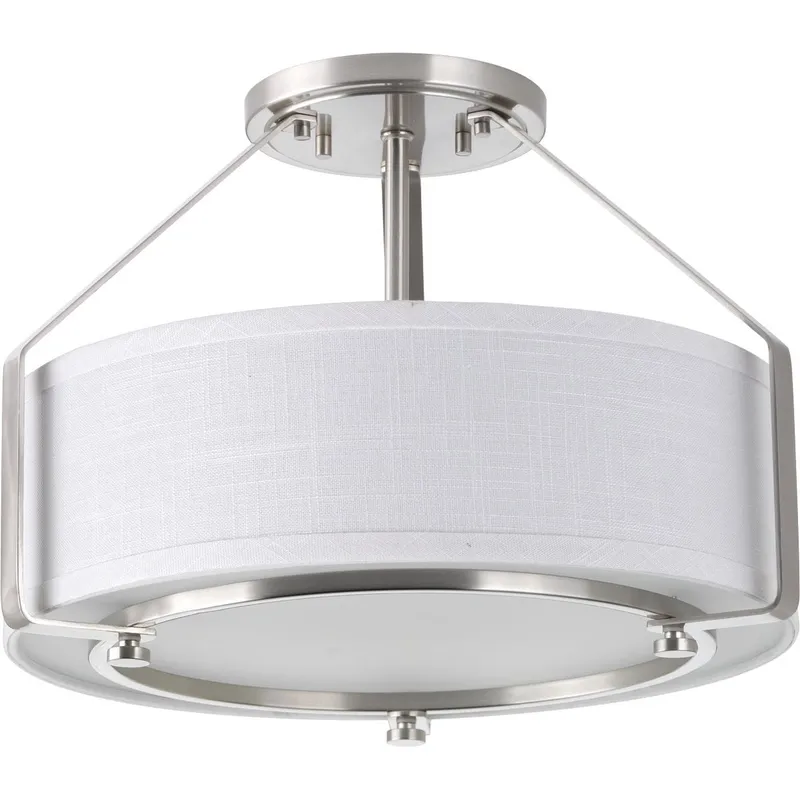 Ratio Collection Three-Light 16" Semi-Flush Mount — Progress Lighting LED Landscape Lights  