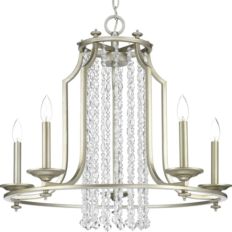 Desiree Collection Five-Light Chandelier — Progress Lighting LED Landscape Lights  
