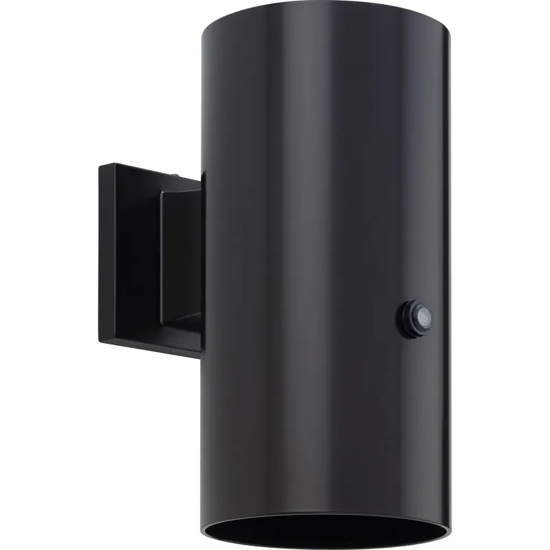 6" LED Outdoor Aluminum Wall Mount Cylinder with Photocell — Progress Lighting LED Wall Lights  